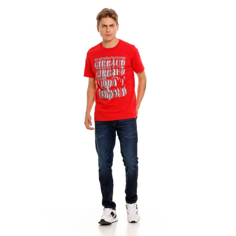 Camiseta-Manga-Corta-Para-Hombre--Girbaud