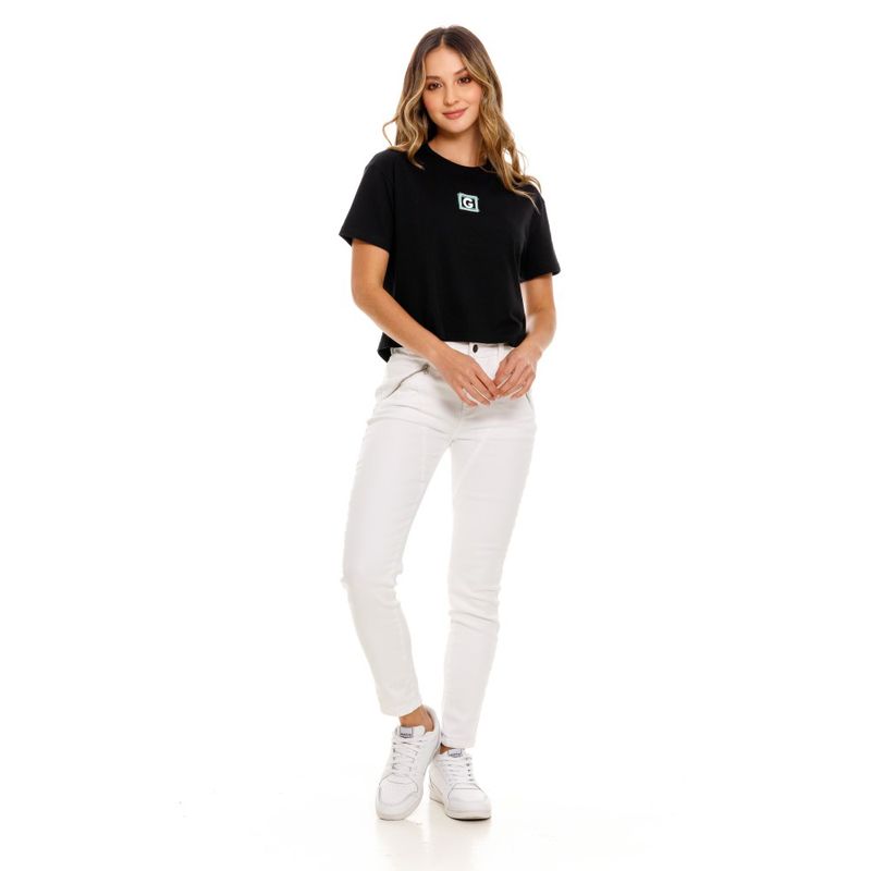 Camiseta Manga Corta Para Mujer Madame