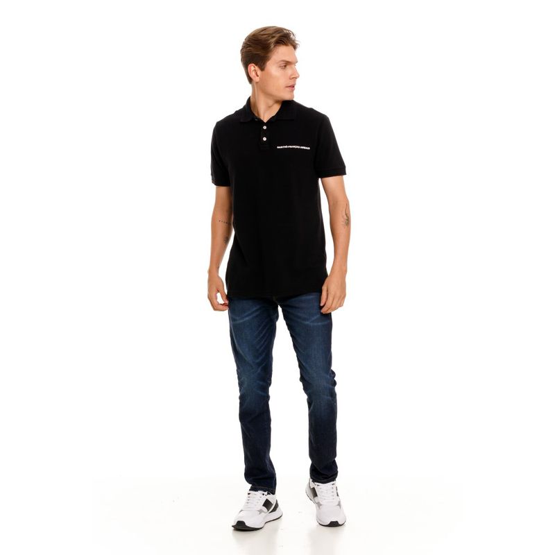 Polo-Manga-Cortapara-Hombre-Cavalier-Girbaud