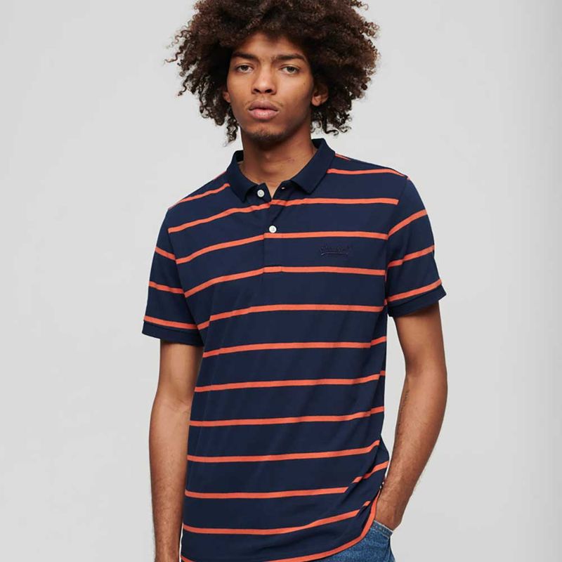 Polo-Para-Hombre-Jersey-Stripe-Superdry