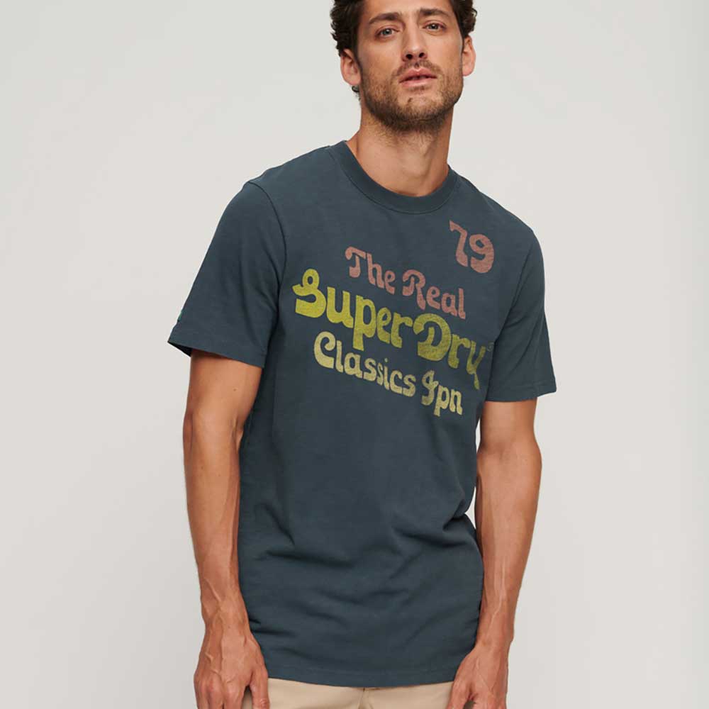 Camiseta Para Hombre Vintage Downtown Script Tee Superdry 10974