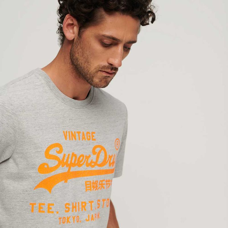 Camiseta Para Hombre Neon Superdry, CAMISETAS