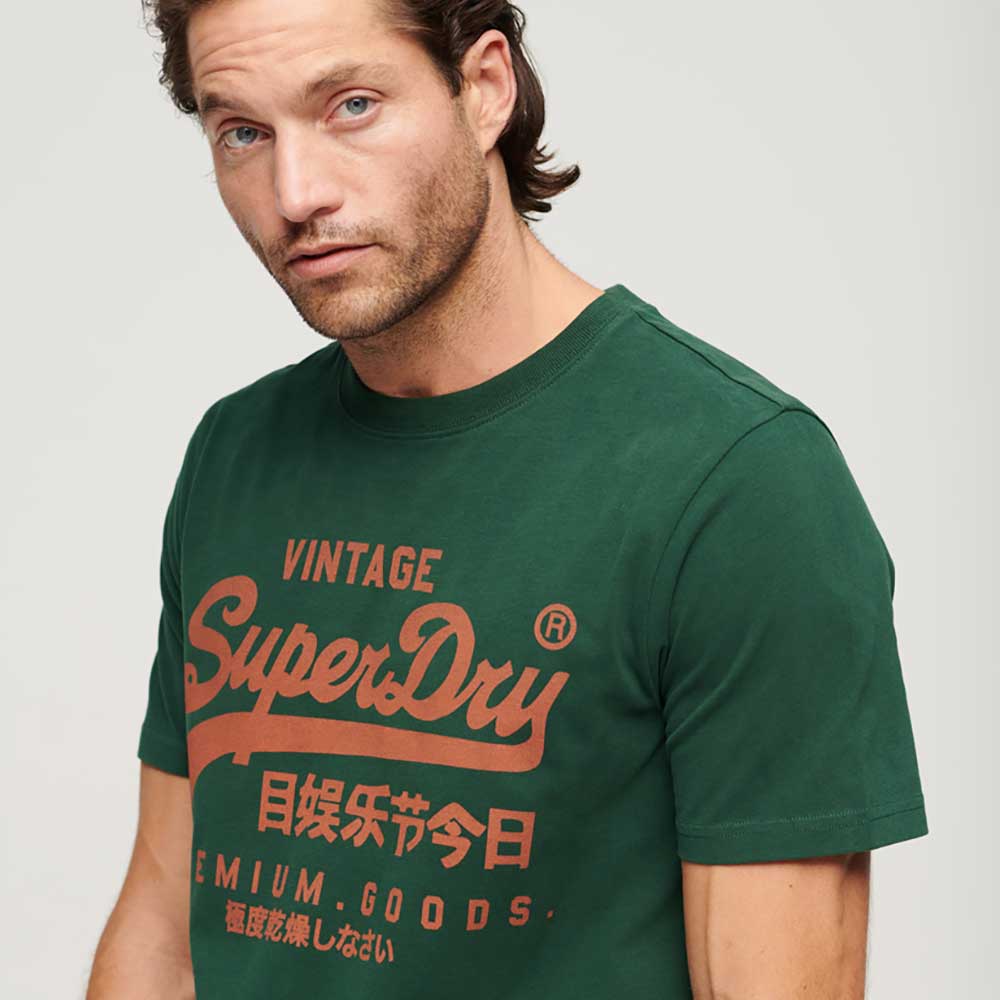 Camiseta Para Hombre Premium Goods Graphic Superdry