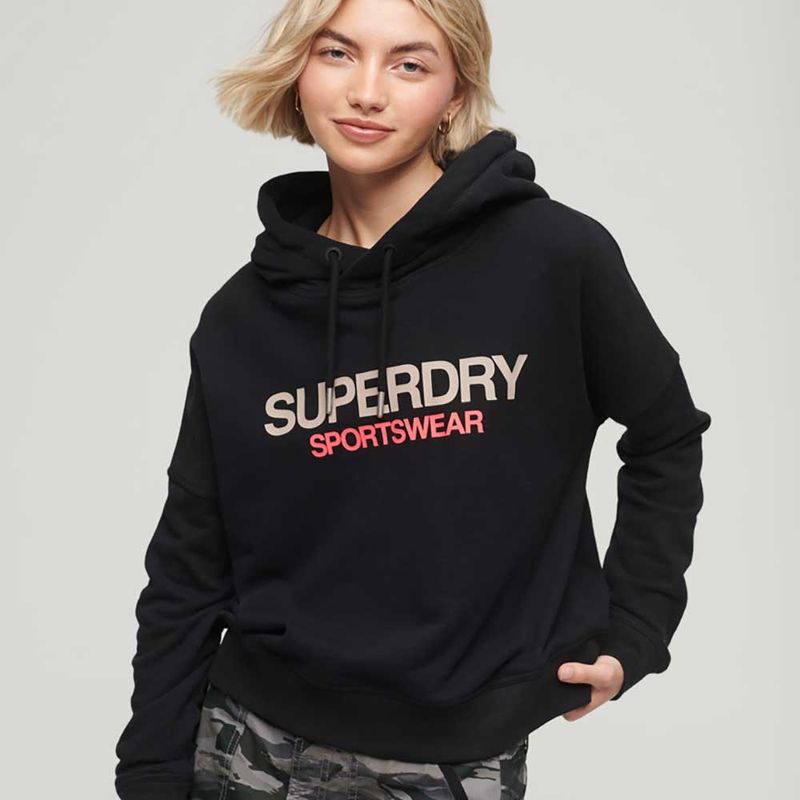 Sudadera con capucha para mujer Superdry Vintage Logo Borough - Sudaderas y  jerseys - Mujer - Lifestyle