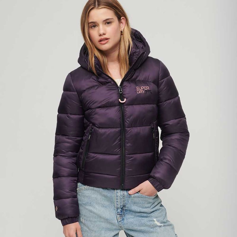 Chaqueta-Padded-Para-Mujer-Sports-Puffer-Bomber-Superdry