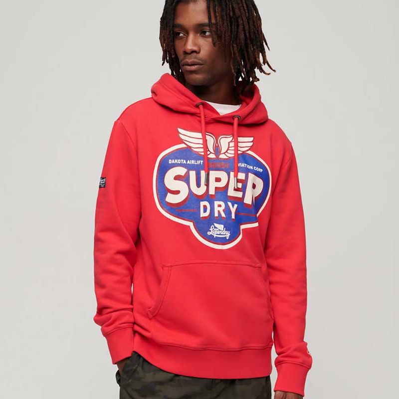 Buzo Cerrado Para Hombre Workwear Logo Graphic Superdry, BUZOS