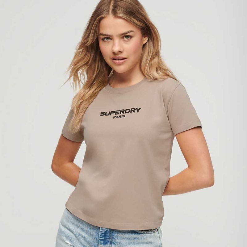 Camiseta-Para-Mujer-Sport-Luxe-Graphic-Fitted-Superdry