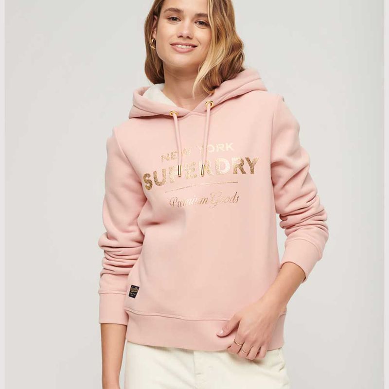 Buzo-Cerrado-Para-Mujer-Luxe-Metallic-Logo-Superdry