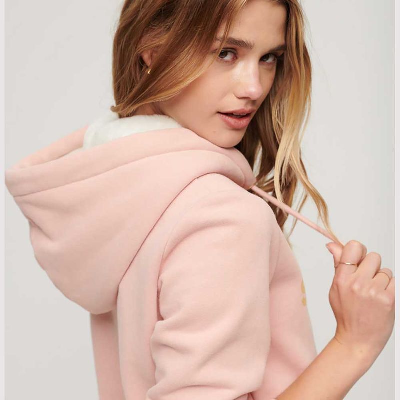 Buzo-Cerrado-Para-Mujer-Luxe-Metallic-Logo-Superdry