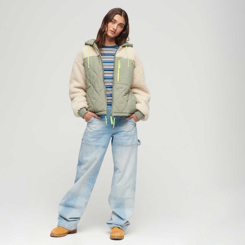 Chaqueta-Padded-Para-Mujer-Sherpa-Quilted-Hybrid-Superdry