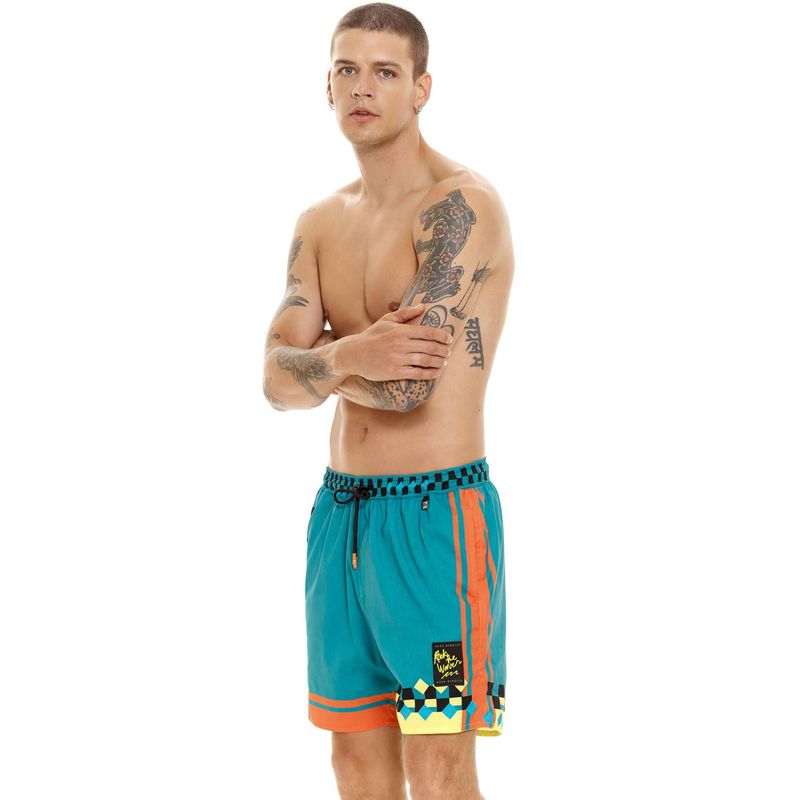 Pantaloneta para piscina hombre hot sale