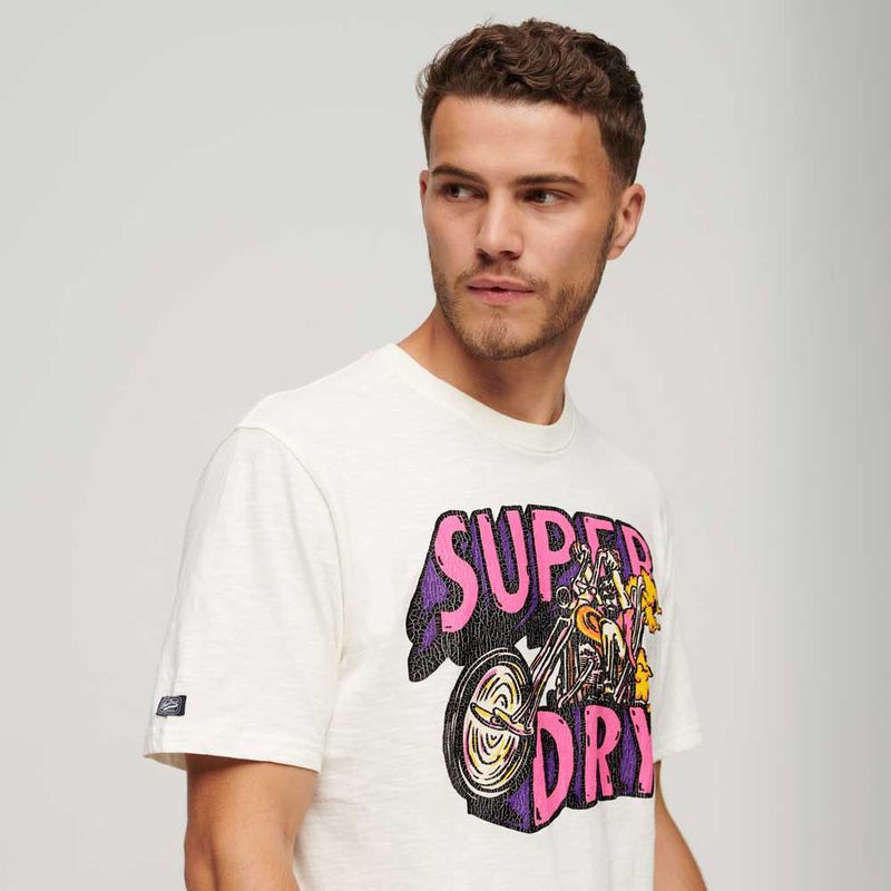 Camiseta-Para-Hombre-Motor-Retro-Graphic-Superdry