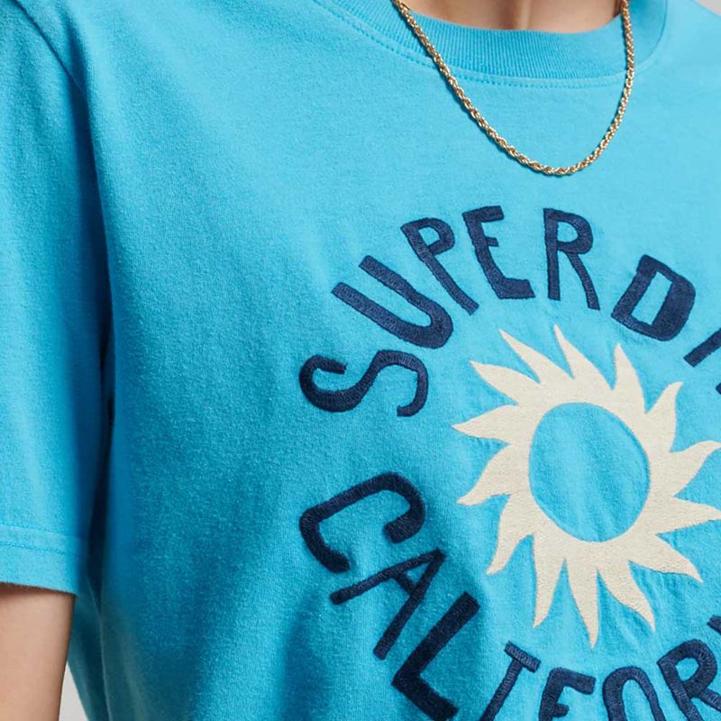 Camiseta-Para-Mujer-Vintage-Cali-Cutout-Superdry