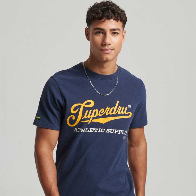 Camiseta-Para-Hombre-Vintage-Scripted-College-Superdry
