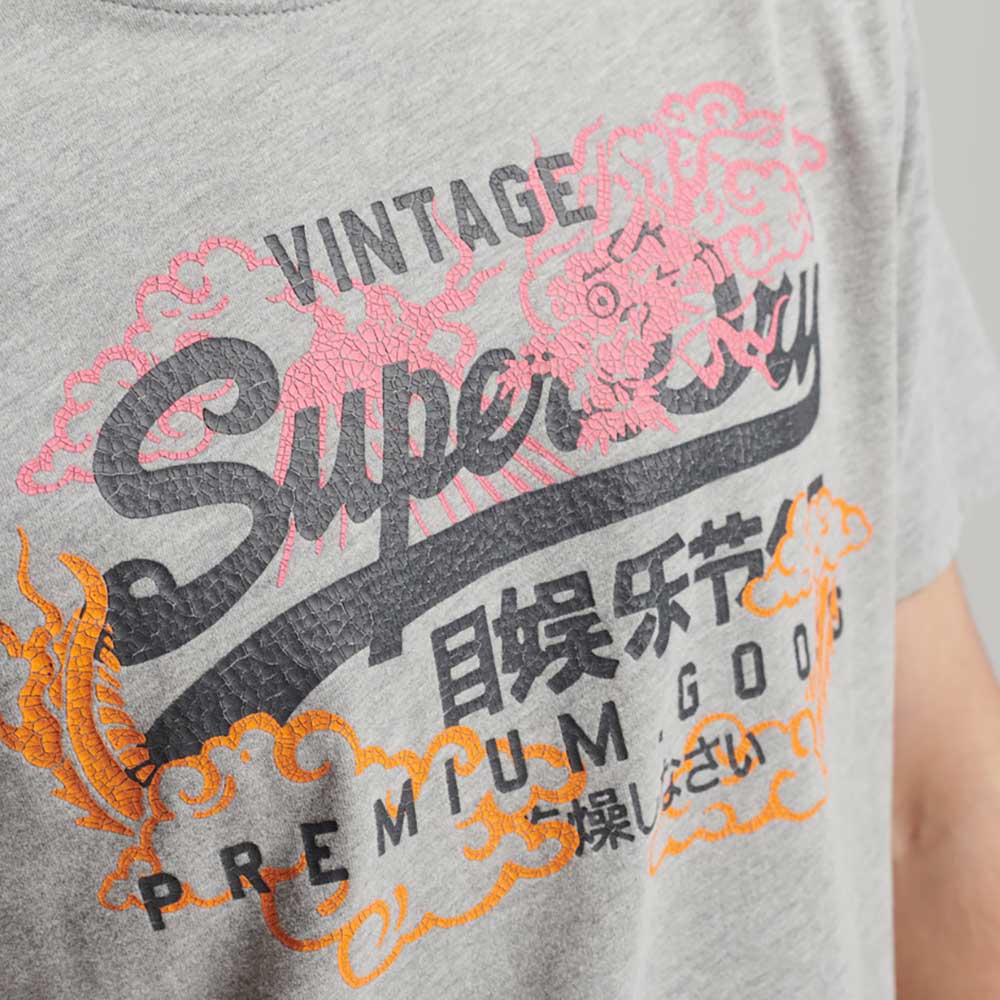 Camiseta Para Hombre Vintage Merch Superdry 55494, CAMISETAS