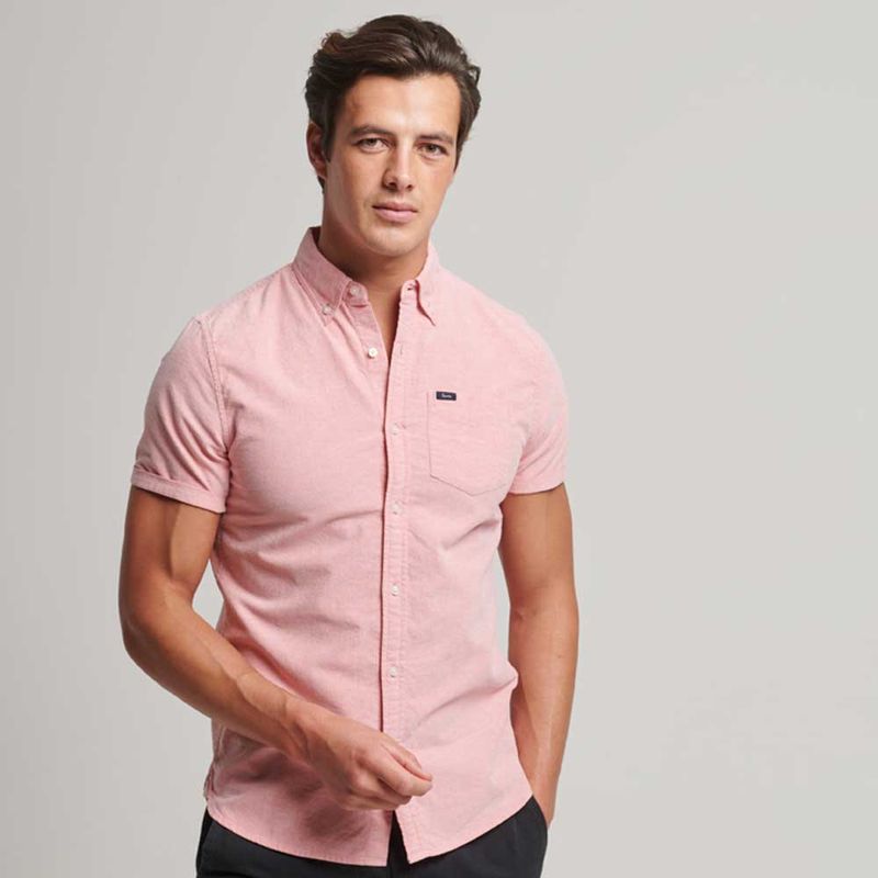 Camisa-Manga-Corta-Para-Hombre-Vintage-Oxford-Superdry