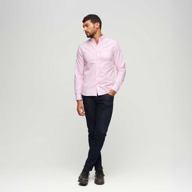 Camisa-Manga-Larga-Para-Hombre-Vintage-Washed-Superdry