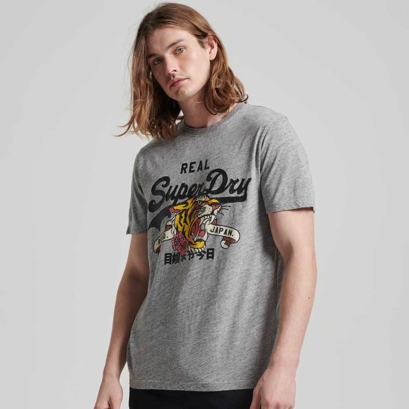 Camiseta Para Hombre Vintage Narrative Superdry CAMISETAS