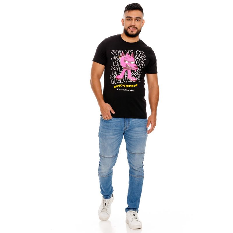 Camiseta-Manga-Corta-Para-Hombre-Pilatos