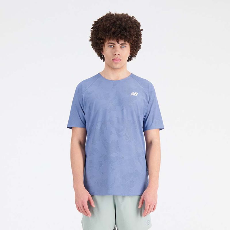 Camiseta-Manga-Corta-Para-Hombre-Speed-Jacquard-New-Balance