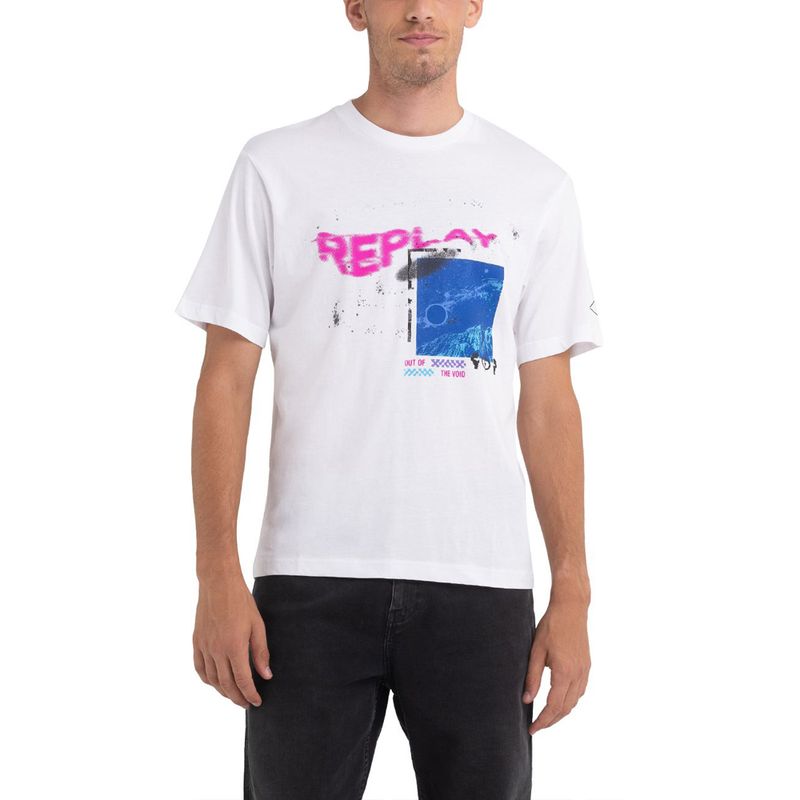 Camiseta-Manga-Corta-Para-Hombre-Replay