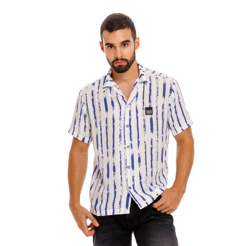 Camisa-Manga-Corta-Denim-Para-Hombre-Girbaud
