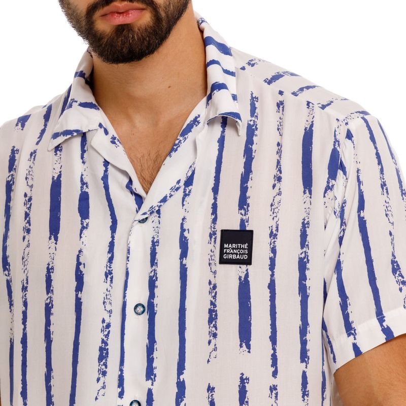 Camisa-Manga-Corta-Denim-Para-Hombre-Girbaud