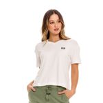 Camiseta-Manga-Corta-Para-Mujer-Rose-Girbaud