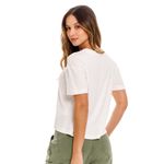 Camiseta-Manga-Corta-Para-Mujer-Rose-Girbaud