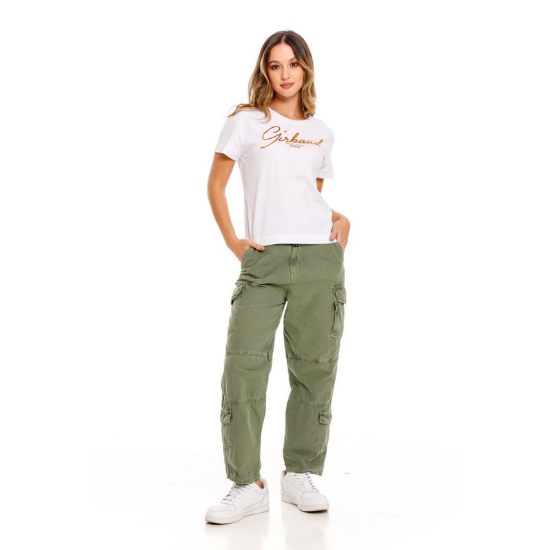 Camiseta-Manga-Corta-Para-Mujer-Girbaud