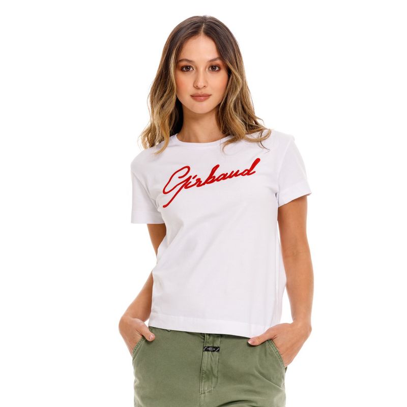 Camiseta-Manga-Corta-Para-Mujer-Girbaud