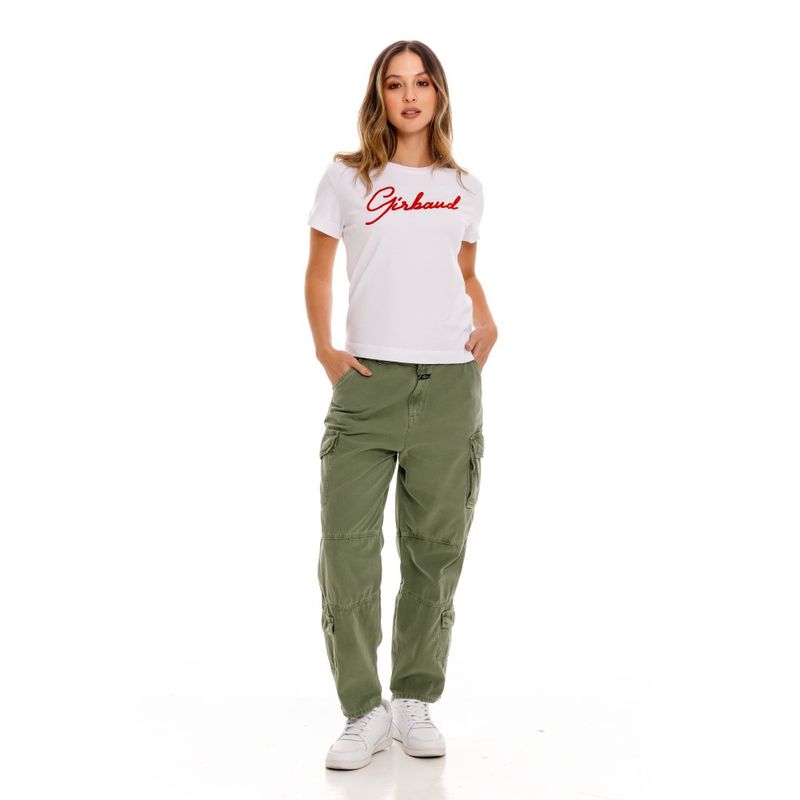 Camiseta-Manga-Corta-Para-Mujer-Girbaud
