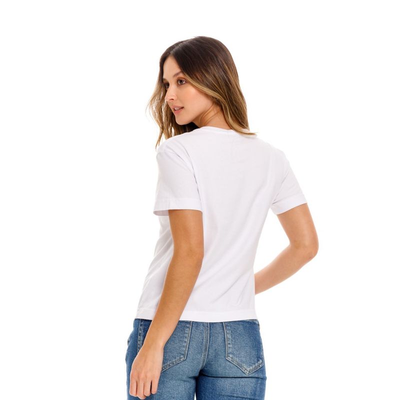 Camiseta-Manga-Corta-Para-Mujer-Girbaud