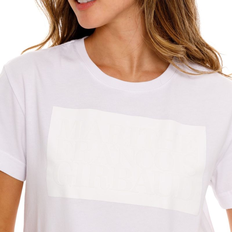 Camiseta-Manga-Corta-Para-Mujer-Girbaud