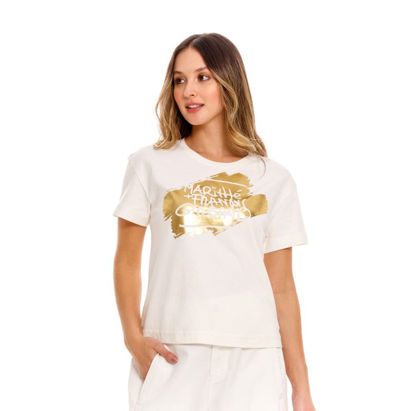 Camiseta-Manga-Corta-Para-Mujer-Girbaud