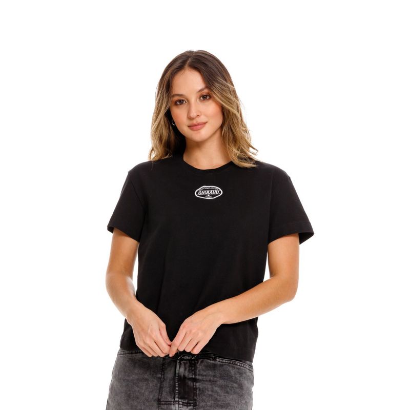 Camiseta-Manga-Corta-Para-Mujer-Girbaud