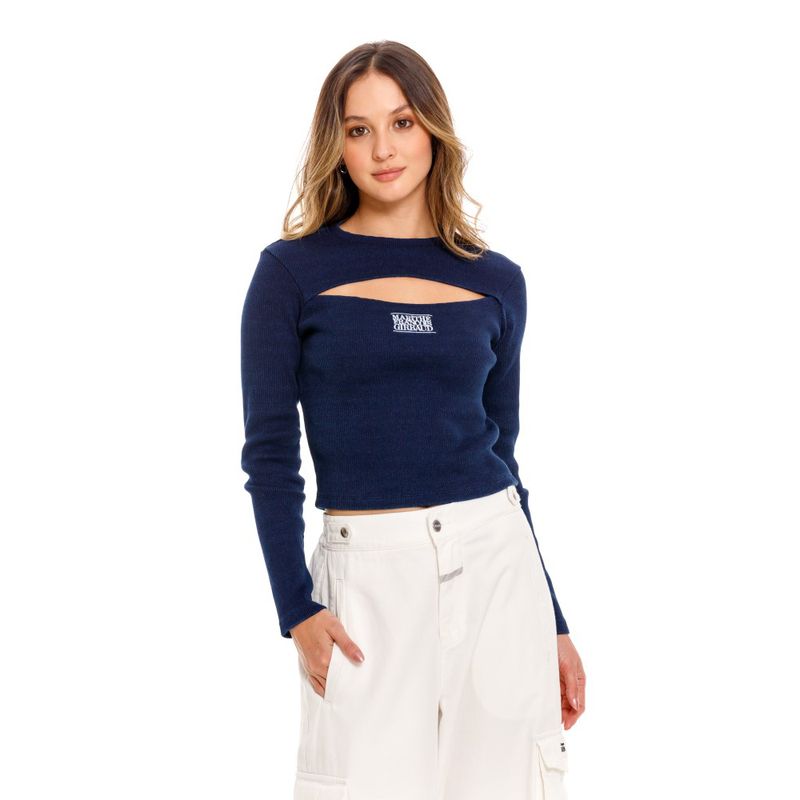 Camiseta-Manga-Larga-Para-Mujer-Girbaud