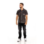 Camisa-Manga-Corta-Denim-Para-Hombre-Napoleon-Girbaud