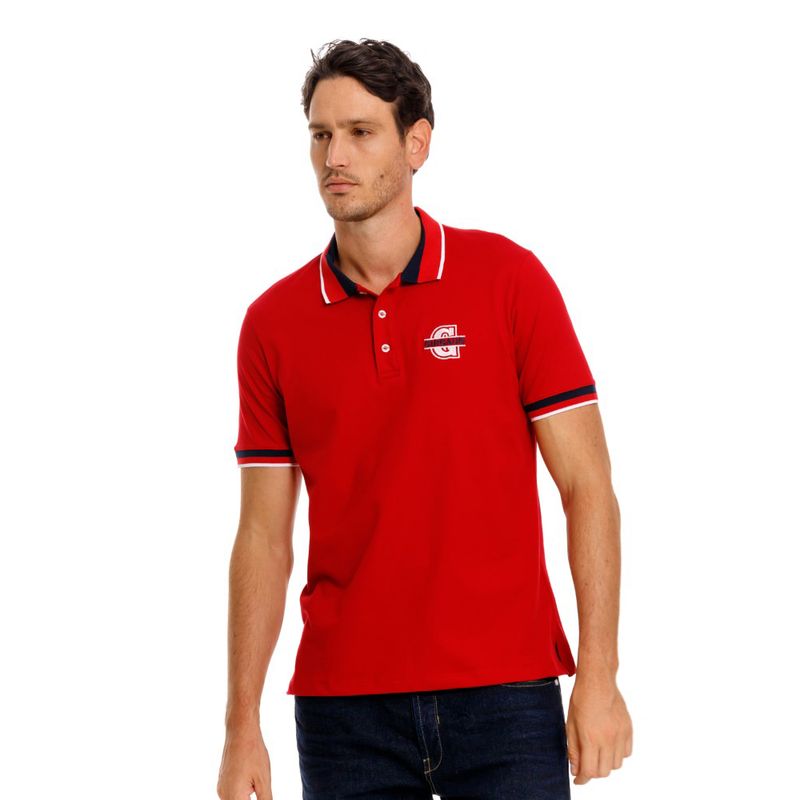 Polo-Manga-Corta-Para-Hombre-Cavalier-Girbaud