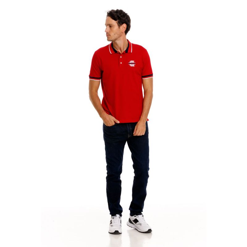 Polo-Manga-Corta-Para-Hombre-Cavalier-Girbaud