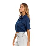 Camisa-Manga-Corta-Denim-Para-Mujer-Aile-Girbaud