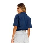 Camisa-Manga-Corta-Denim-Para-Mujer-Aile-Girbaud