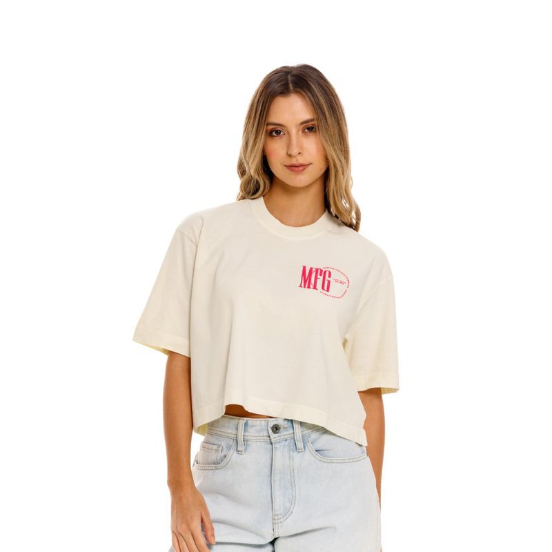 Camiseta-Manga-Corta-Para-Mujer-Lueur-Girbaud