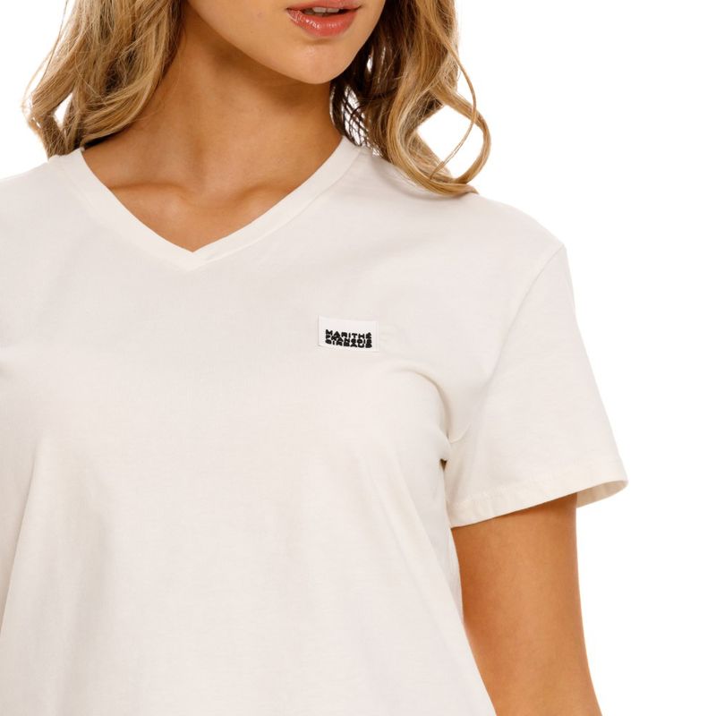 Camiseta-Manga-Corta-Para-Mujer-Rose-Girbaud