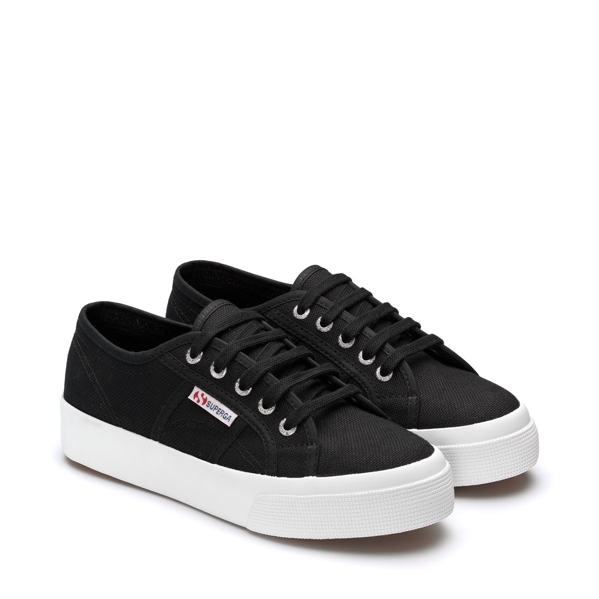 Tenis Plataforma Negro 2730 MID PLATFORM SUPERGA Pilatos