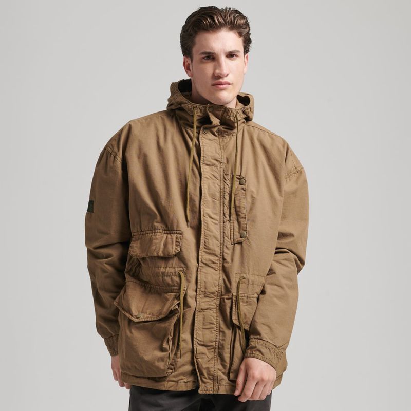 Chaqueta-Casual-Para-Hombre-Vintage-Hooded-Deck-Superdry
