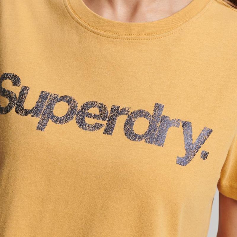 Camiseta-Manga-Corta-Para-Mujer-Metallic-Core-Logo-Superdry