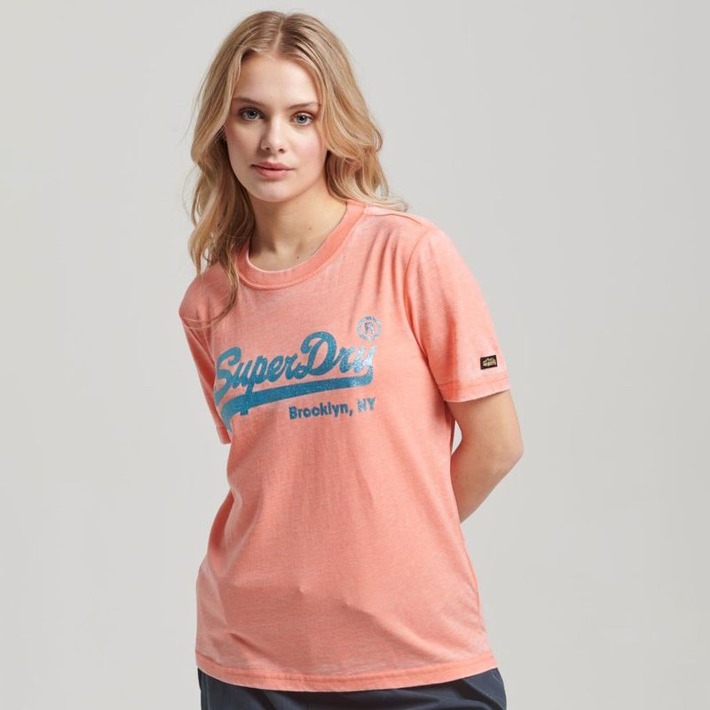 Camiseta-Manga-Corta-Para-Mujer-Ellished-Superdry