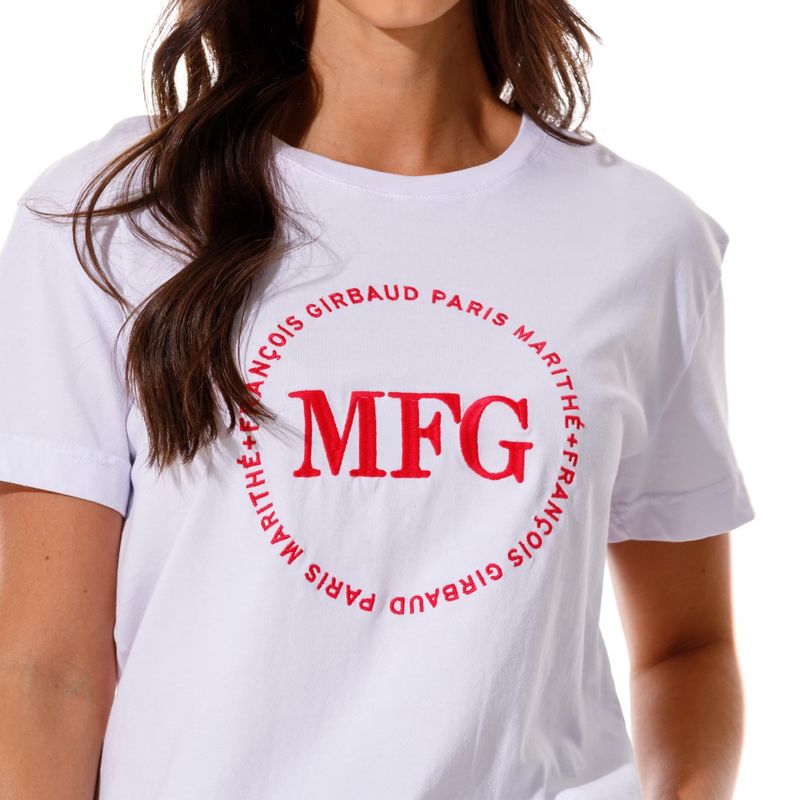 camiseta-manga-corta-para-mujer-le-marithe-girbaud