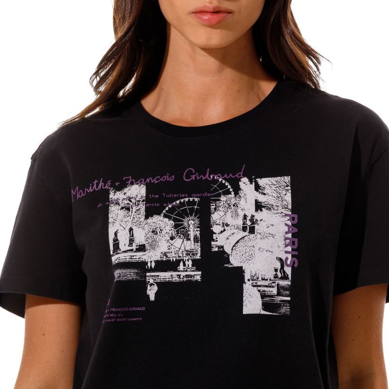 camiseta-manga-corta-para-mujer-le-marithe-girbaud